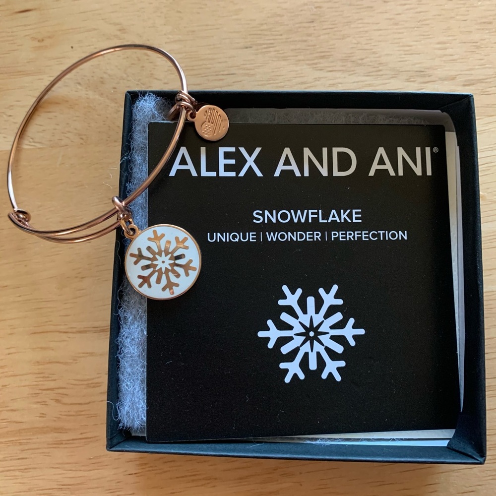Alex and Ani snowflake bracelet